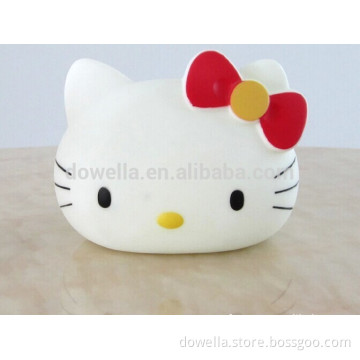 Disney audit factory HELLO KITTY plastic PVC vinyl piggy bank
